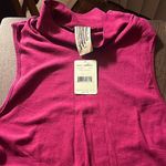 Free People HP🥳🥳 Mock Neck Sleeveless Top w/ Raw Hem Plum Purple NWT Photo 2