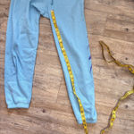 Aviator Nation   Bolt 4 Joggers Sweatpants Women's Size Medium Sky Blue Neon Pink Photo 5