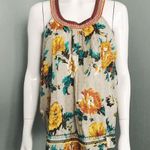 American Rag Floral Embroidered Boho Trapeze Top | Size S Photo 0