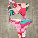 Printed Swimsuit Multiple Size M Photo 0