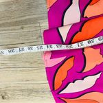 Tyche NwT  boutique Hot Pink Leaf Shift Dress size large pink purple Photo 5