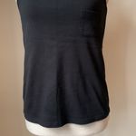 Newport News  Basic Black Tiny Pocket Tank Top Photo 8