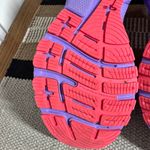 Brooks Sneaker Women 9B Med Adrenaline GTS 22 White Purple Running Walking Gym Photo 3