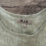 Flax  Dashing Dress - Celery Grid SIZE‎ LARGE Photo 3