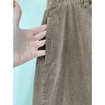 Orvis Herringbone Corduroy Women's Pants Trousers Size 16 Brown Straight Leg Photo 4