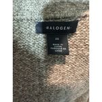 Halogen Duster Sweater Tan Alpaca Blend Open Cardigan Size Medium Classic Warm Photo 3
