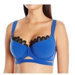 Felina Unveiled By  Venetian Balconette Contour Bra 1/2 Cup Contour Blue 34D Photo 4
