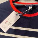 NWT Joules Size 4 Navy Blue Nautical Stripe Red Crew Neck Short Sleeve Tee Shirt Photo 10