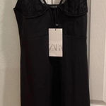 ZARA Black Lace Slip Dress Photo 0