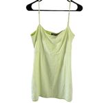 Nasty Gal Lime Green Linen Blend Mini Dress size 10 Photo 11