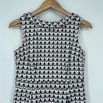 Boden Martha Roll Collar Sleeveless Sheath Dress in Ice Grey Retro Spot Blue 2P Photo 4