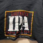 Lagunitas Brewing Co IPA Beer Pale Ale Cropped Pullover Sweatshirt Size Small Black Photo 4