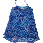 Show Me Your Mumu ‎ Dress Womens Small Blue Circus Mini Floral Paisley Photo 2