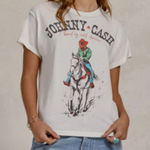 Daydreamer  Johnny Cash Bound By Wild Desire Girlfriend Vintage Tee Shirt Small Photo 0