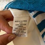 Trina Turk Blue Swirl Print A-Line Skirt Size 12 Photo 7