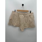 Thirdlove  Shorts Women 2X Cream Sweatpant Fleece Cut Off Lounge Sleep Photo 1