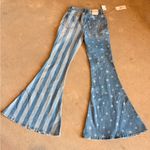 Shyanne  Blue Star and Stripe Wide Leg Jeans Photo 10