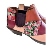 Coach Patchwork Bandit floral printed leather ankle boots booties 6.5 / 37 Photo 2