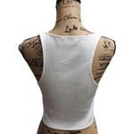 Everly Tank Top Womens Size Medium White Sleeveless Round Neck Minimalist Photo 3