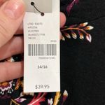 Lane Bryant  size 14/16 new with tags‎ black floral top Photo 3