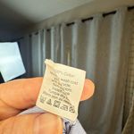 J.Crew  Poplin Pop-Over Shirt Blue & White Striped Half Button Up Size XL Womens Photo 10