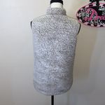 Miami reversible white grey sleeveless outdoor fleece puffer vest Photo 6