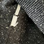 Loft  Scoop Neck Black Sweater with White‎ Speckles Cotton Blend size XS Photo 2