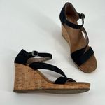 Toms Tom’s Sienna Women's size 9 Criss Cross Espadrille Wedge buckle Sandals canvas Photo 7