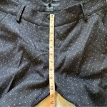 French Connection  Dark Navy Patterned Wool Shorts Size 10 Photo 7