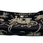 Coach Carriage Black Canvas Pouch Make-up / Cosmetic Case Photo 2