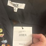 Jack by BB Dakota -  jumpsuit black with embroidered flowers size large Photo 5