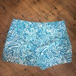 Loft Ann Taylor size 4 Original blue and white paisley shorts Photo 2