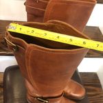 Lucky Brand  Brown Leather Knee High Moto Riding Boots SIZE 7 — 7.5 Photo 10