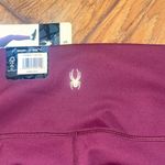 Spyder  Women's Burgundy Leggings size small NWT 27 inch inseam Photo 4
