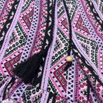 No Boundaries  High Waist Patterned Shorts - Pink and Black Ruffle hem Size L Photo 5