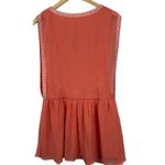 DO+BE Boho Embroidered Coral Sleeveless Mini Dress Size M NWT Photo 2