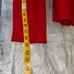 Chantelle  Bold Red Blazer with Square Buttons Photo 8