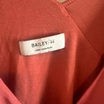 Bailey44 Bailey‎ 44 Sleeveless Satin Blouse in Burnt Orange Sz L Photo 4