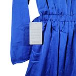 NSR Nordstrom Napean Sea Rd‎ Faux Wrap Maxi Dress Royal Blue M NWT Size M Photo 4