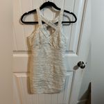 Windsor White/Silver Sparkle Mini Dress Photo 1