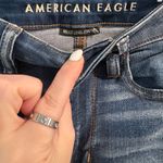 American Eagle Dark Wash Distressed High Rise Jegging- Size 2 Photo 2