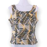 Kasper Helix Scuba Crepe Top, Size 12, NEW w/Tag Yellow Photo 14