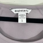 Athleta NEW‎  Dress Sleeveless Tank Midi Lilac Purple Size LARGE Ribbed Stretch Photo 2