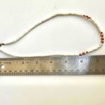 Shell and pink beaded puka necklace Photo 3