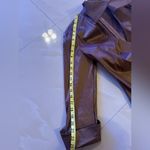 JS Collections JS Collection  layered Sleeve with cuff Jacket Blazer Brown Satin retro size 10 Photo 3