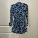 ALC Frank A.L.C. Blue Leopard Marcella Dress Size 0 US $550 Photo 5