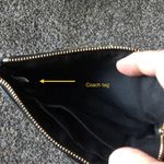 Coach  Brown and Black Signature Wristlet Photo 8