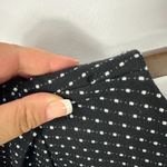 Maeve Dress Women Small Black White Dot Print Short Sleeve Mini Cottagecore Mod Photo 5