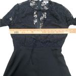 Tobi Black lace long sleeve romper Photo 4