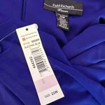 R & M Richards  Plus Size Embellished Cold-Shoulder Gown Electric Blue Sz 22W Photo 6